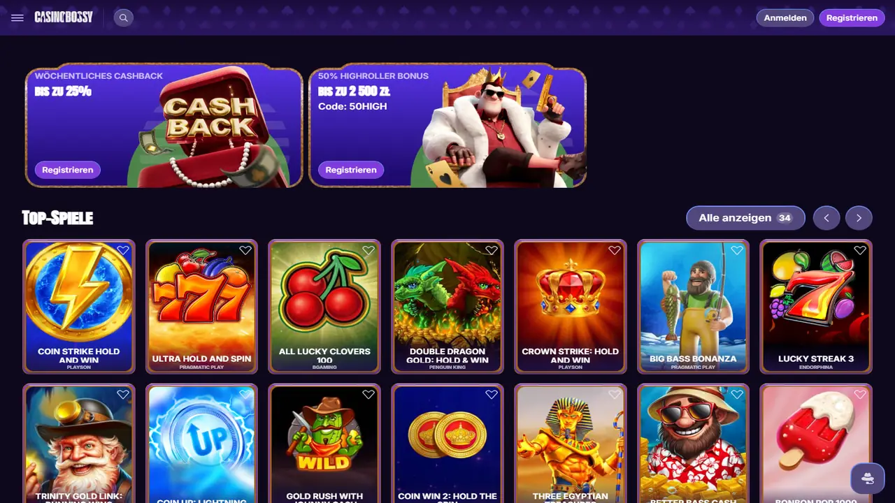Casinobossy Startseite