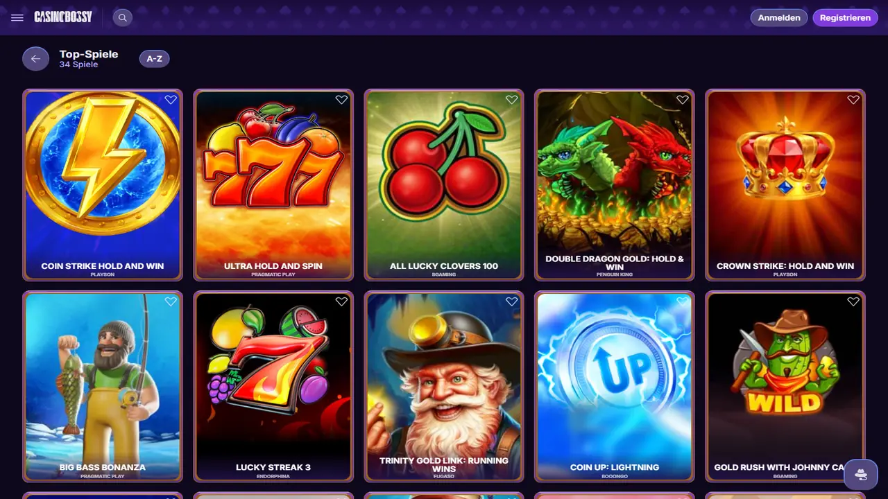 Casinobossy Spielautomaten